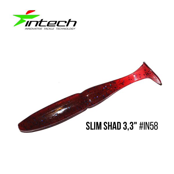 Приманка Intech Slim Shad 3,3"(7 шт) (IN58)