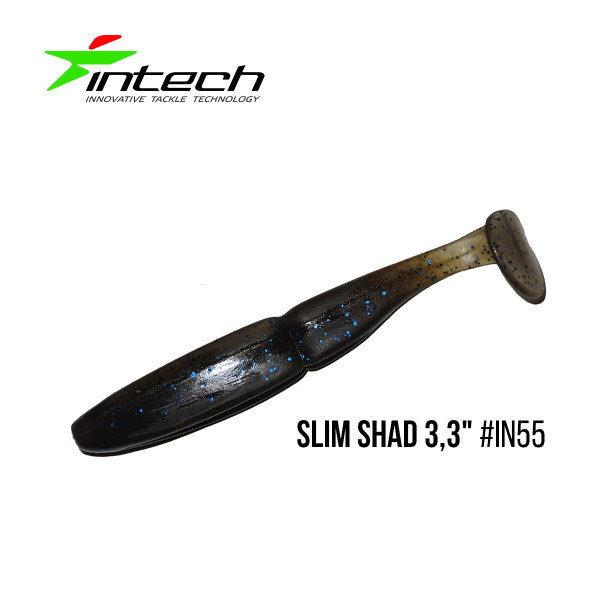Приманка Intech Slim Shad 3,3"(7 шт) (IN55)